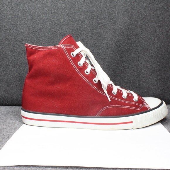 Gap Mens World Class High Top Sneakers, Royal Red Maroon Clay, Men's Size 11.5 - Picture 8 of 15